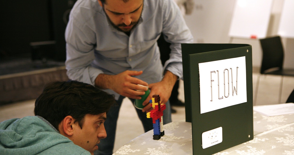 Collaborative game by Flow Athens at Ethos Sustainability Forum